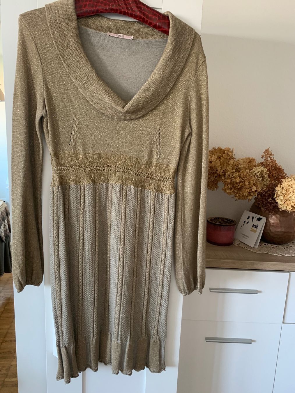 Kleider: Valentino Red golden wollen Kleid – Gebraucht aus Zürich von Nikuska32 1