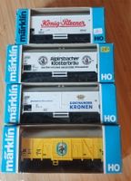 Märklin HO 4 wagons "Brasserie" 4414/4416/4417/4418 "OVP"