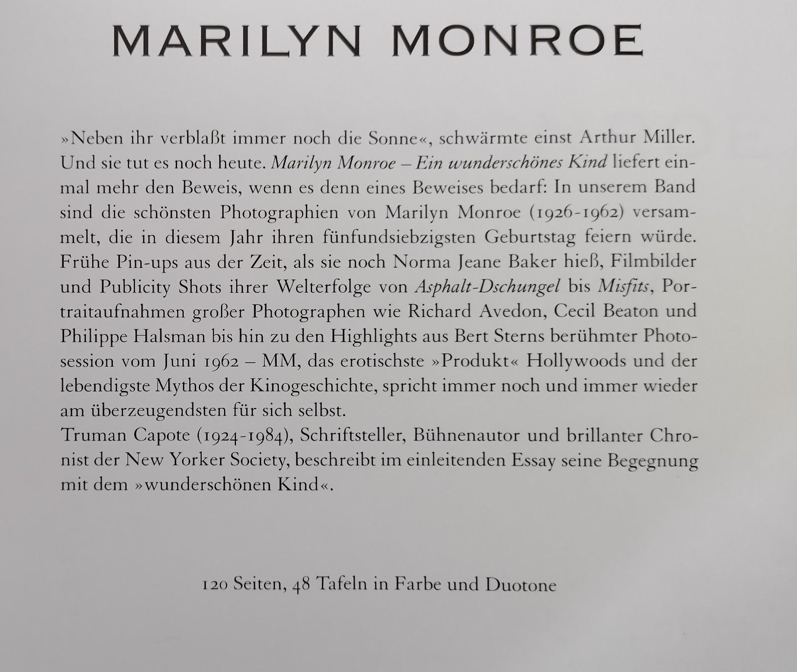 Libri: Marilyn Monroe Ein wunderschönes Kind / Biographie ab Fr. 14 – Usato da Bellach venduto da JingleJerry 2
