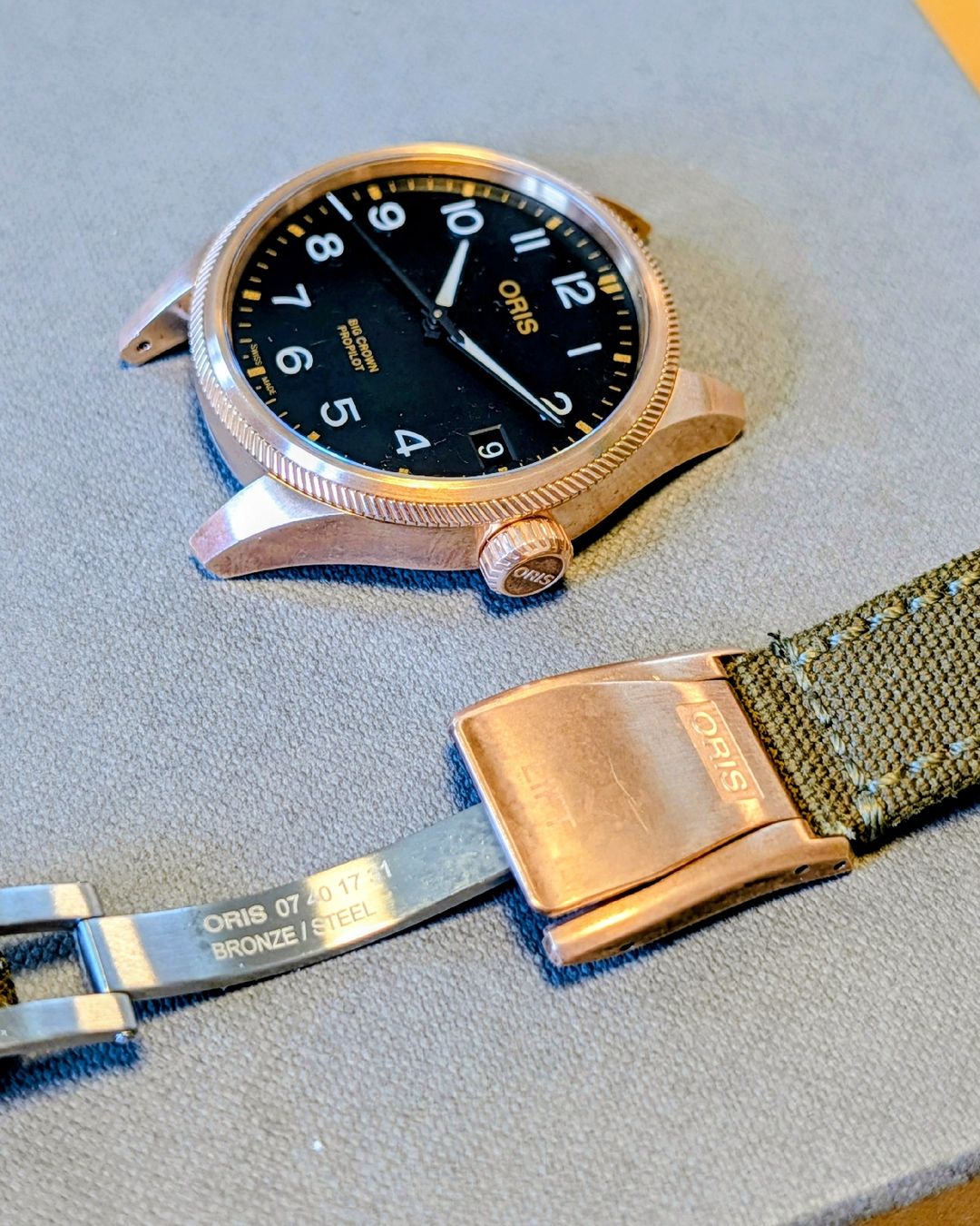 Oris Montres: Big Crown ProPilot Big Date bronze – D'occasion à Mols par Mountain_Picture 5