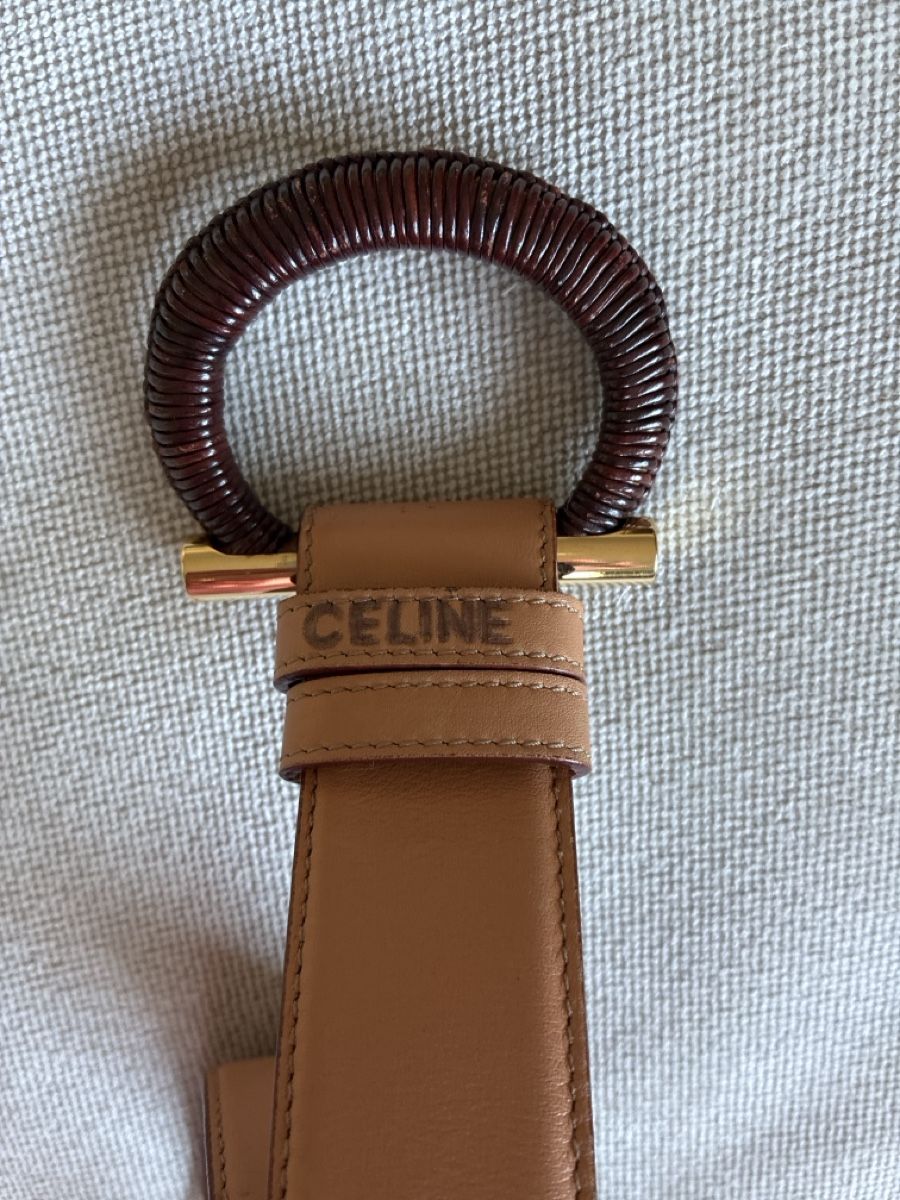 Ceintures: Gürtel CELINE Leder beige, Vintage – D'occasion à Aarau par ren_jf6f 2