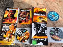 4 Action DVD: Bad Boys, Transporter 3, Unstoppable,die Insel