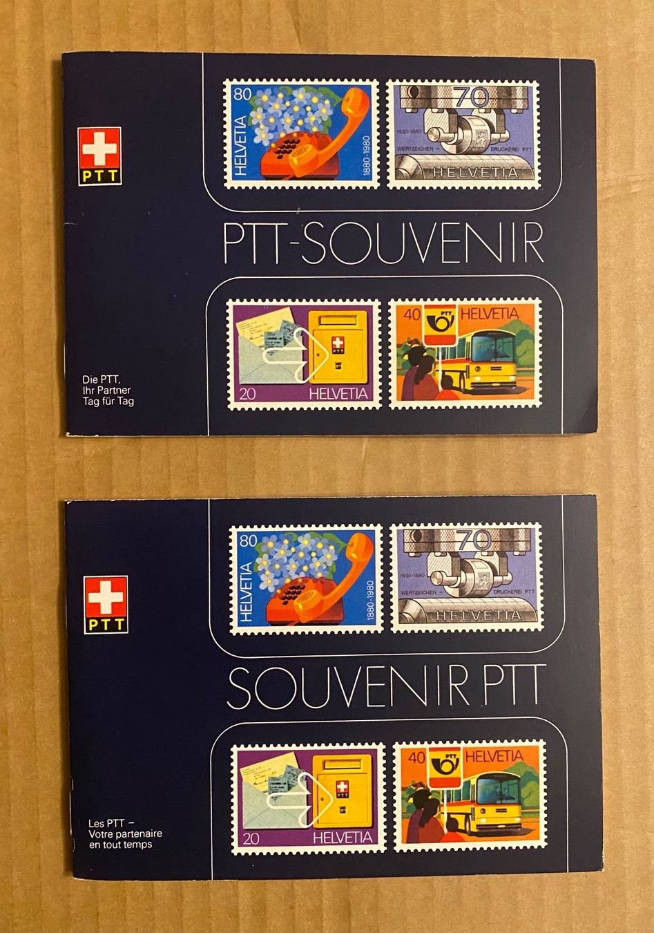 Tutti i francobolli: PTT Souvenir-Heftchen Nr. 3a - b ** – Nuovo (secondo la descrizione) da Schnottwil venduto da Chasarmar