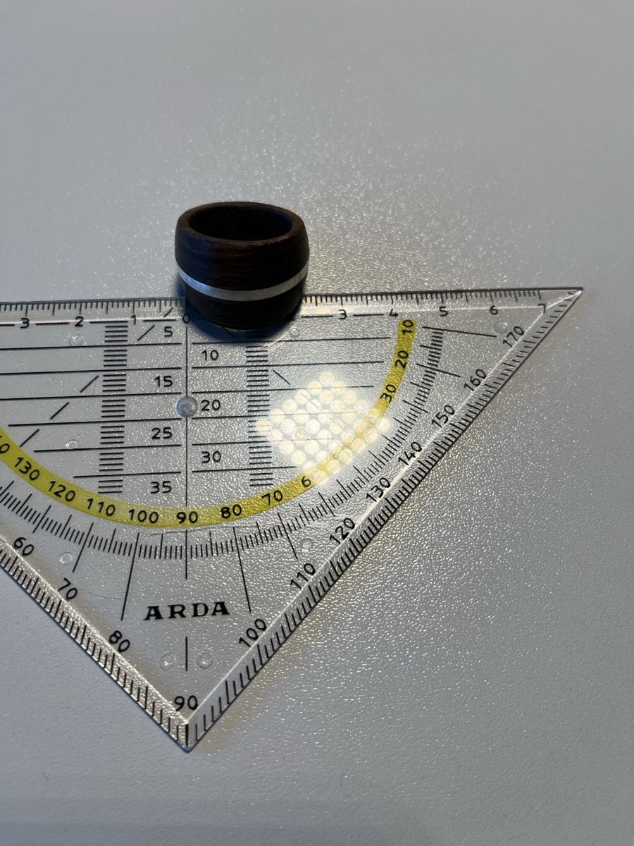 Ringe: Holzring mit Silberinlay, Gr. 54 – Gebraucht aus Wittinsburg von Bumblebee123 8