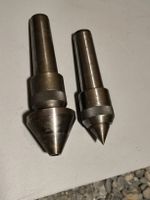 2 Drehbankspitzen / Zentrierspitzen für Drehmaschine