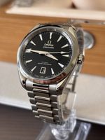 Omega Seamaster Aqua Terra 38 "black lacquer" so gut wie NEU