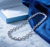 Moderne Silber 925 Gliederhalskette von Luxenter - Neu