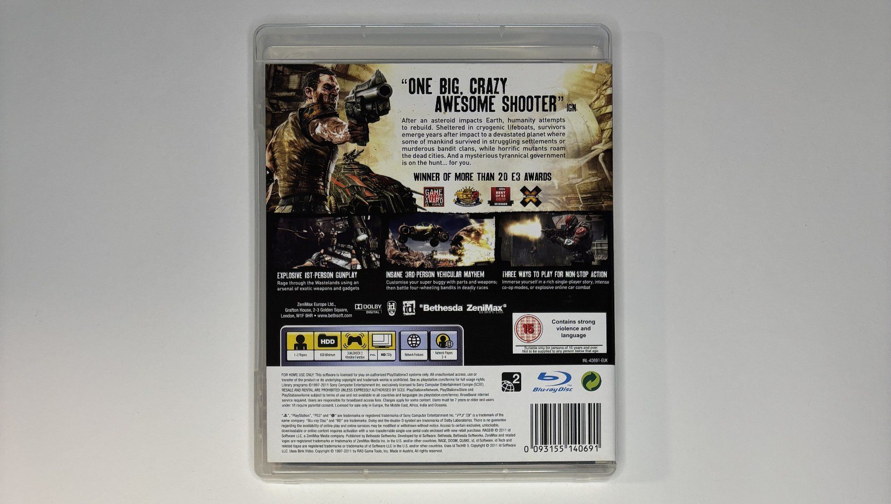Giochi: PS3 - Rage – Usato da Allschwil venduto da Bullach 2