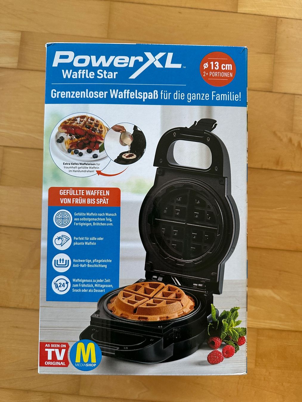 Küchengeräte: PowerXL WaffleStar, Waffeleisen – Neu (gemäss Beschreibung) aus Oberweningen von rst_f2vm