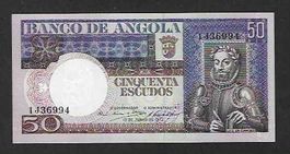 Angola  50  Escudos  1973  Bankfrisch