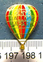 HEISSLUFTBALLON KENIA BALLON-SAFARI ANSTECKNADEL ENAMEL GOLD
