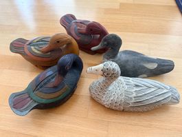 Holz Enten 25 cm lang