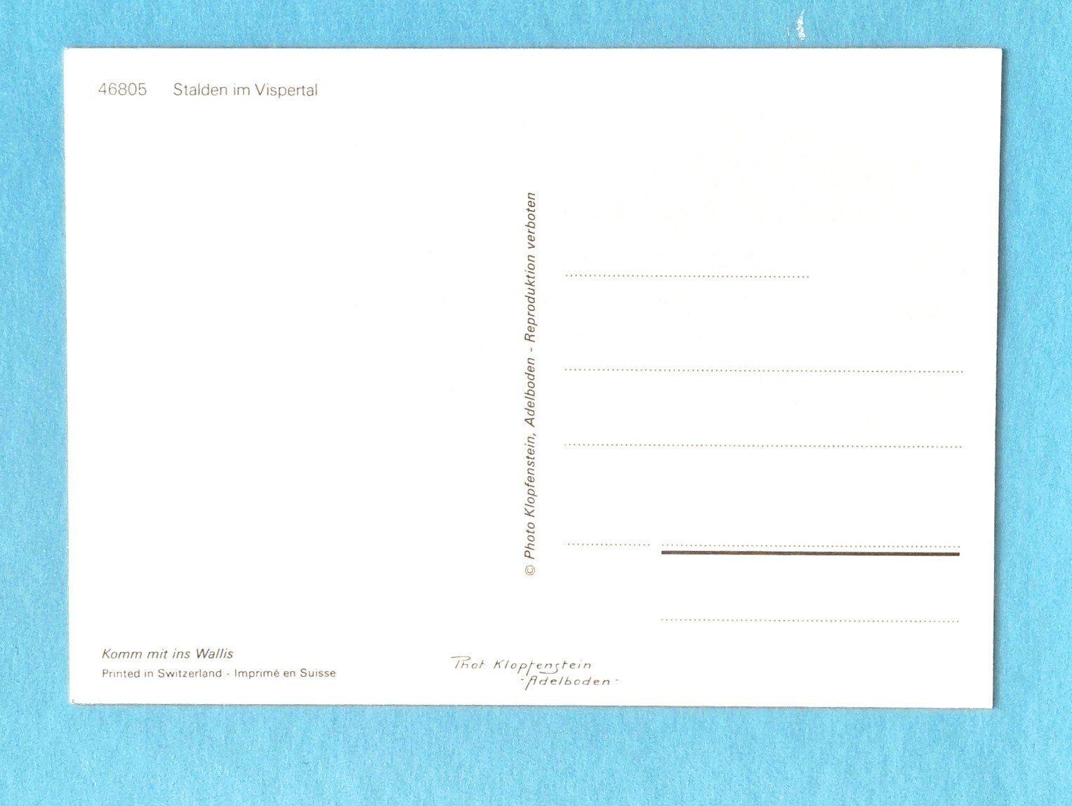 Cartoline postali: Stalden - Vispertal - Mehrbildkarte mit Eisenbahn – Usato da Rothrist venduto da RROENK 1