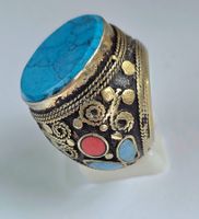 Turkise Ring, Vintage, Einzigartiger Schmuck Sommer 🏖️ 58