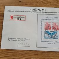 Luftpost Aarau 1939 Genève