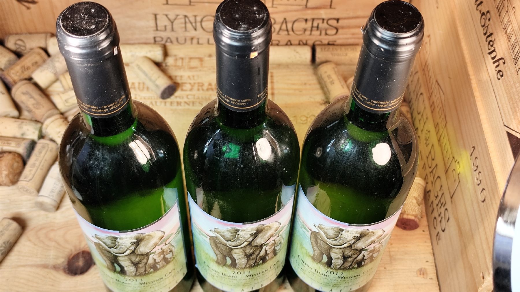 Vino: 3 x 2011 Chenin Blanc Western Cape – Nuovo e nell'imballaggio originale da Büsserach venduto da Vintage-vins 2