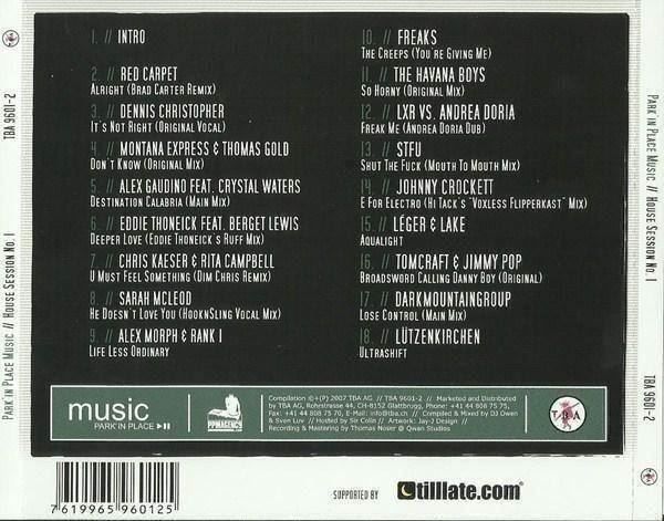CD: Park'in Place Music 2007 - House Session CD – Usato da St. Margarethen TG venduto da ursk10 1