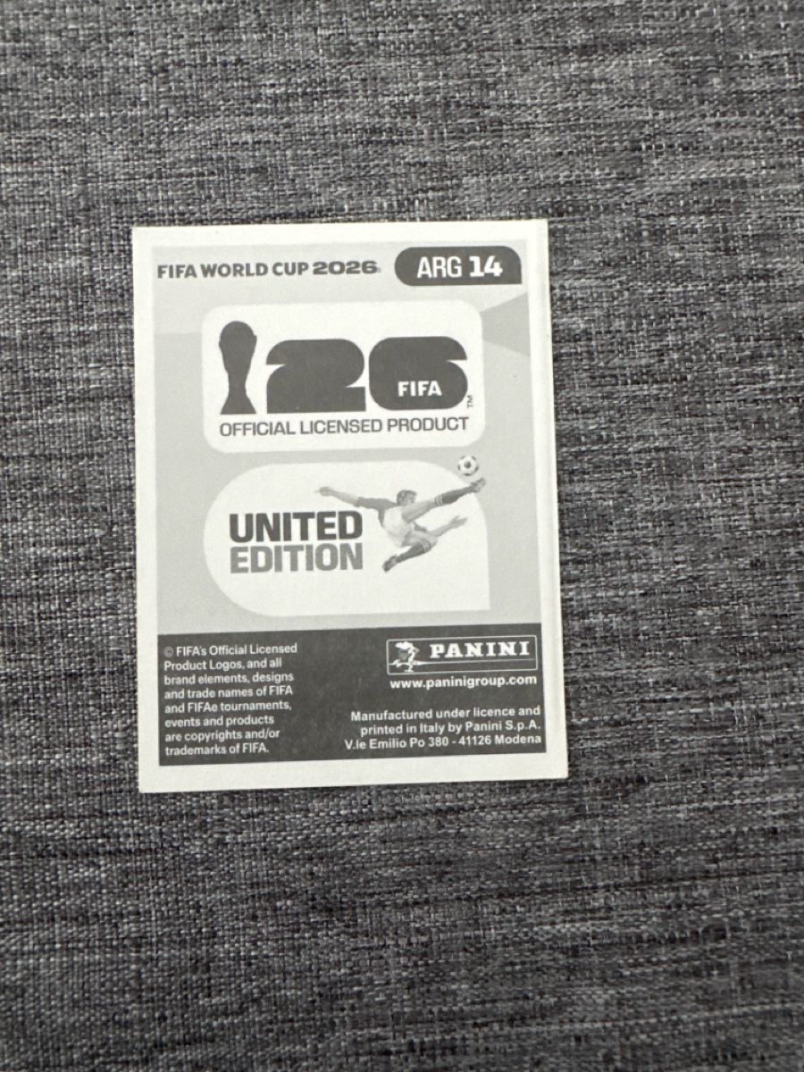 Panini Carte collezionabili: Panini WM 2026 - ARG 14 – Nuovo e nell'imballaggio originale da Fribourg venduto da wor_lp9t 1