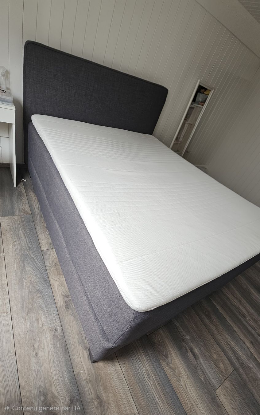 Ikea Lits: Boxspring 160x200 cm IKEA – Défectueux à La Roche FR par quattro5Z 3