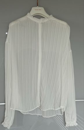 MANGO, Bluse, Weiss, Gr. L