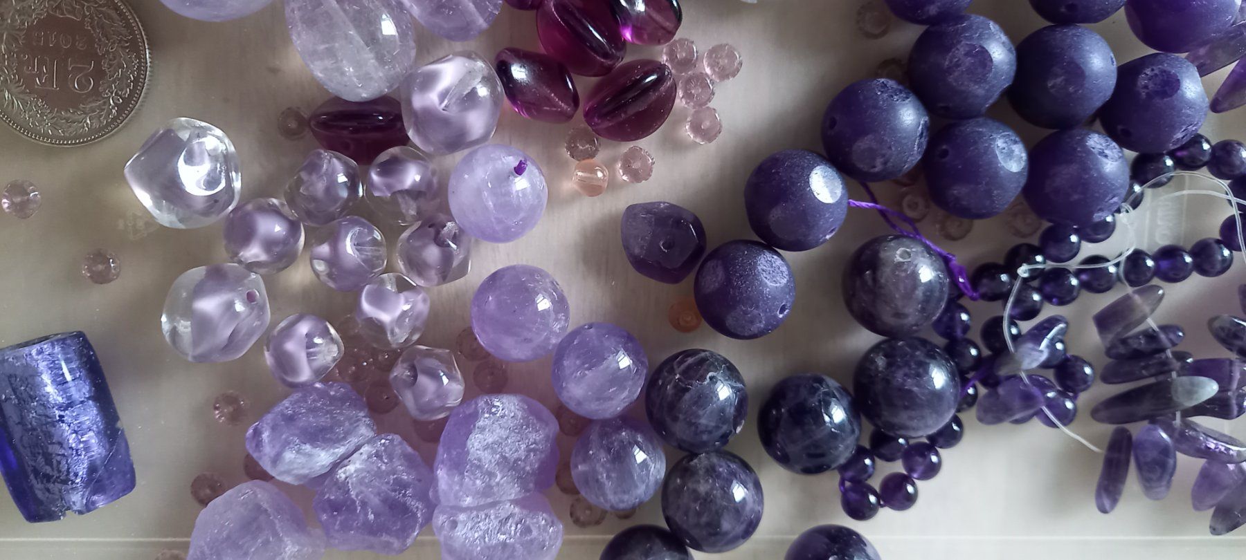 Perle (finte): amethyst schmuckperlen – Nuovo (secondo la descrizione) da Höri venduto da bsc_68fw 3
