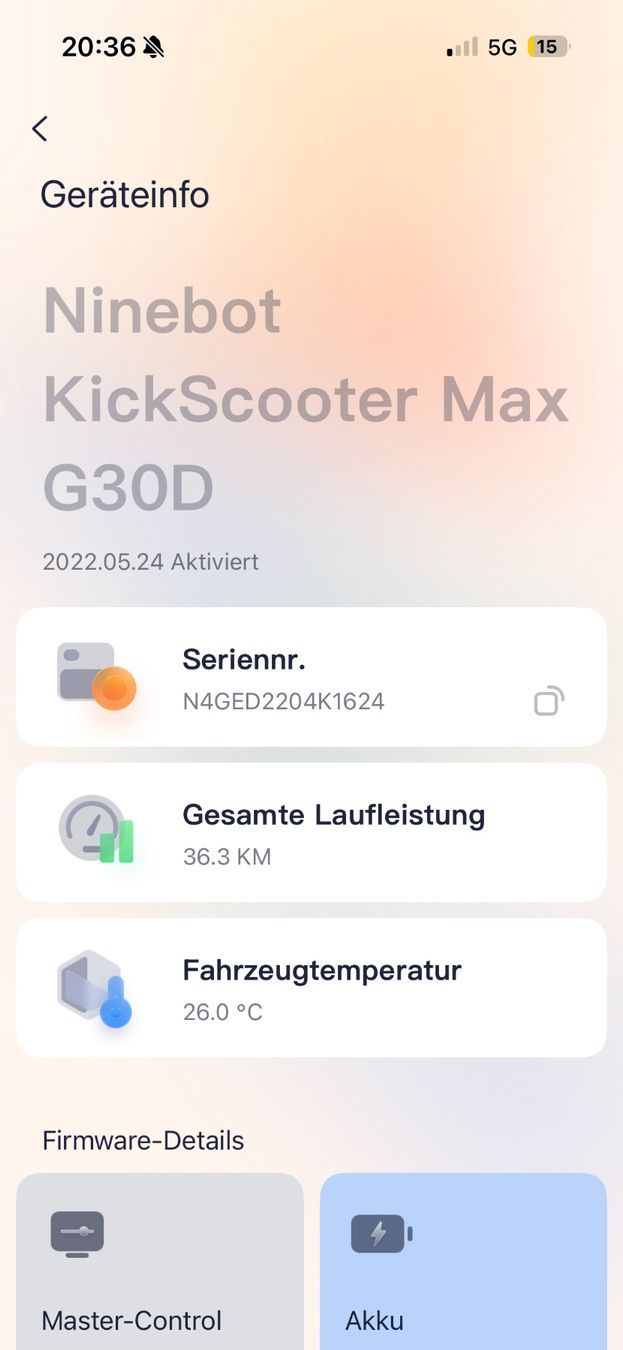 Scooters: E-Scooter: Ninebot KickScooter Max G30D – Gebraucht aus Zofingen von miwehr 9