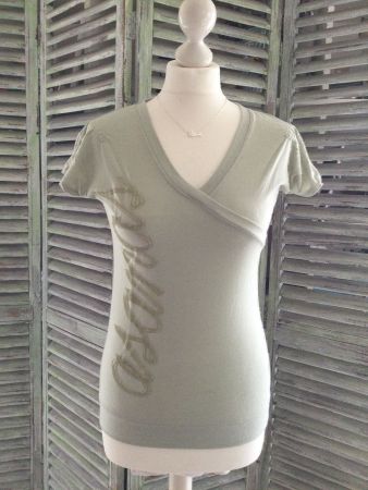 T-shirt vert-tilleul ASANAS, marque NRG