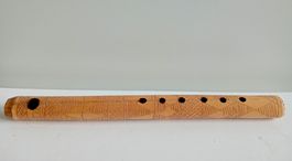 Suling Bambusflöte Holzflöte mit Gravuren Vintage
