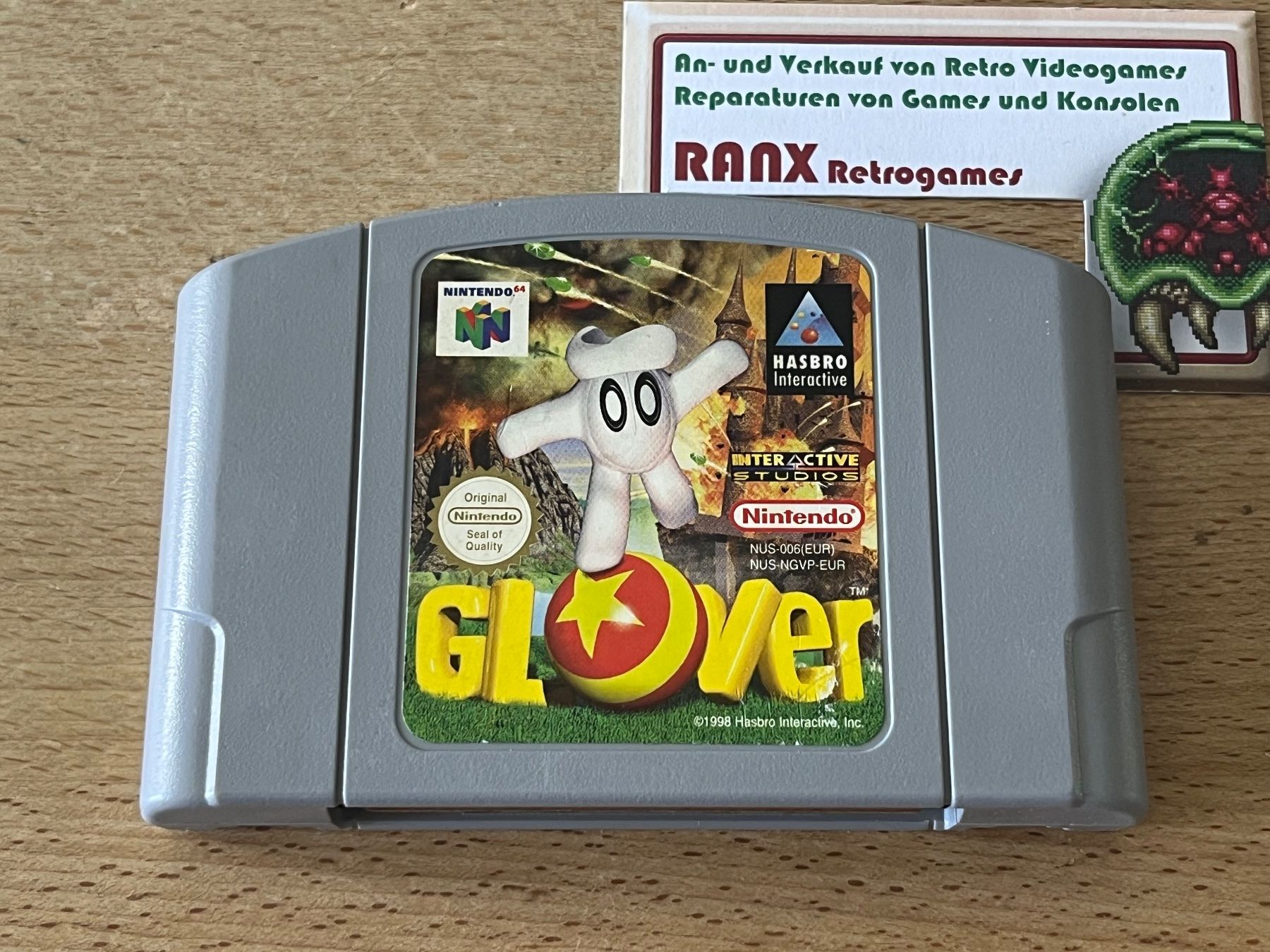 Nintendo Giochi: Glover, Nintendo 64 N64 Modul, PAL – Usato da Thalwil venduto da ranx