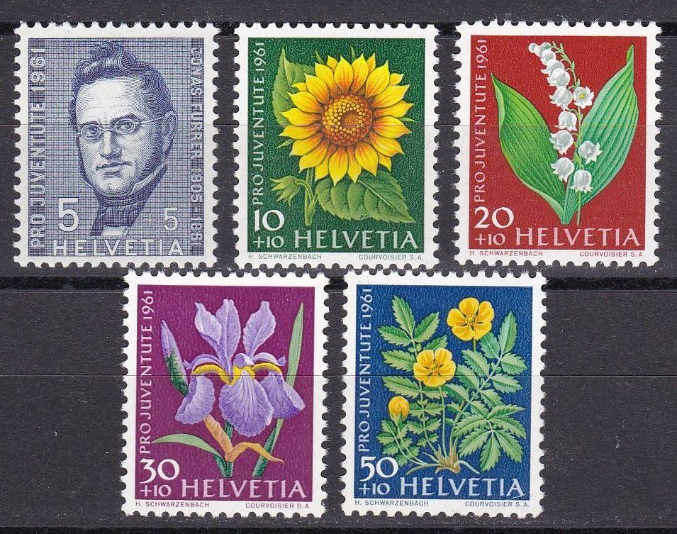 Alle Briefmarken: Pro Juventute, 1961, postfrisch** – Neu (gemäss Beschreibung) aus Lupfig von lubor