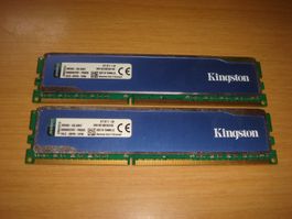 2 stück 8gb ddr3 1600 RAM für Computer. Kingston