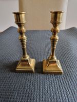 Antike Kerzenhalter aus Messing