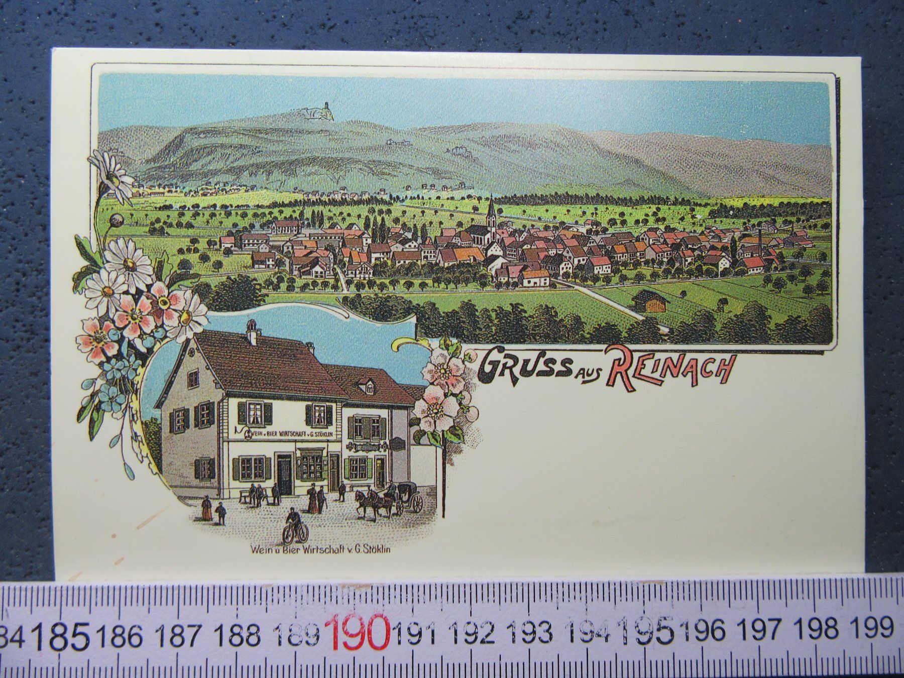 Cartoline postali: REINACH BL AK REPRO UM 1985 – Usato da Ettingen venduto da Hausi4711