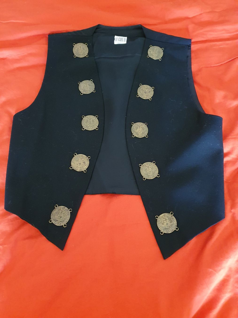 Gilets & Westen: Gilet decorato con monete – Neu (gemäss Beschreibung) aus Morbio Inferiore von lunaria