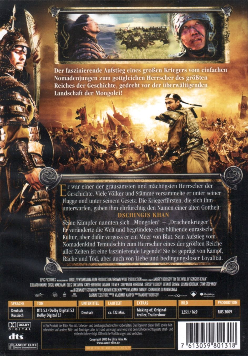 Tutti i DVDs: DVD: Dschingis Khan - Sturm über Asien – Usato da Tägerig venduto da fil_f8k6 1