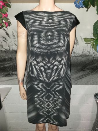 SPORTMAX Robe en soie / seiden Kleid taille / Grosse 40 CH