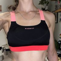 Sport BH Nabaiji Schwarz/Pink Grösse S guter Zustand