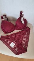 Dessous-Set Aubade Bordeaux Spitze neu 80D/M
