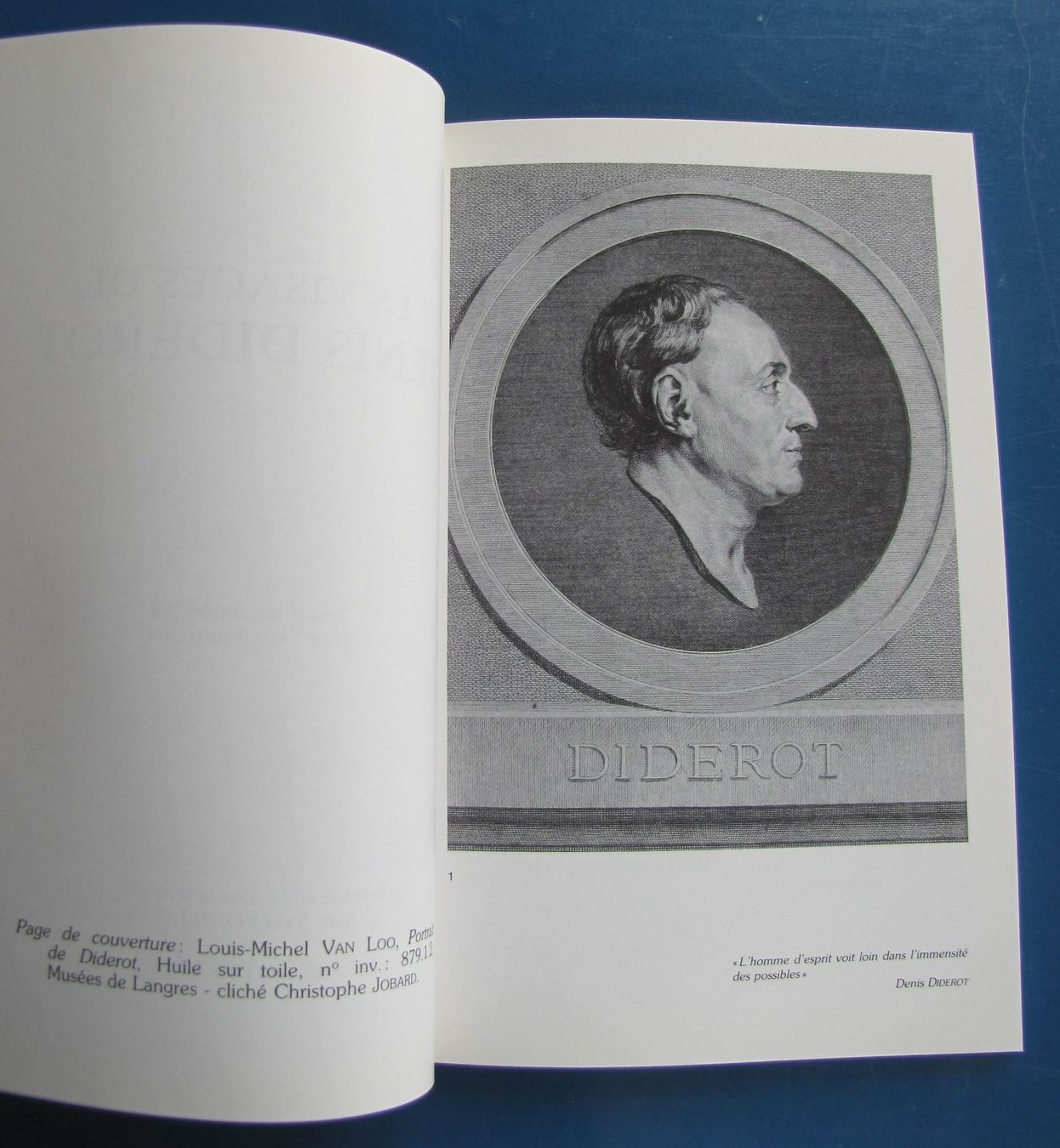 Libri: Les Visages de Denis Diderot.  Paris- Langres 1994 – Usato da Genève venduto da Brindisina2019 3