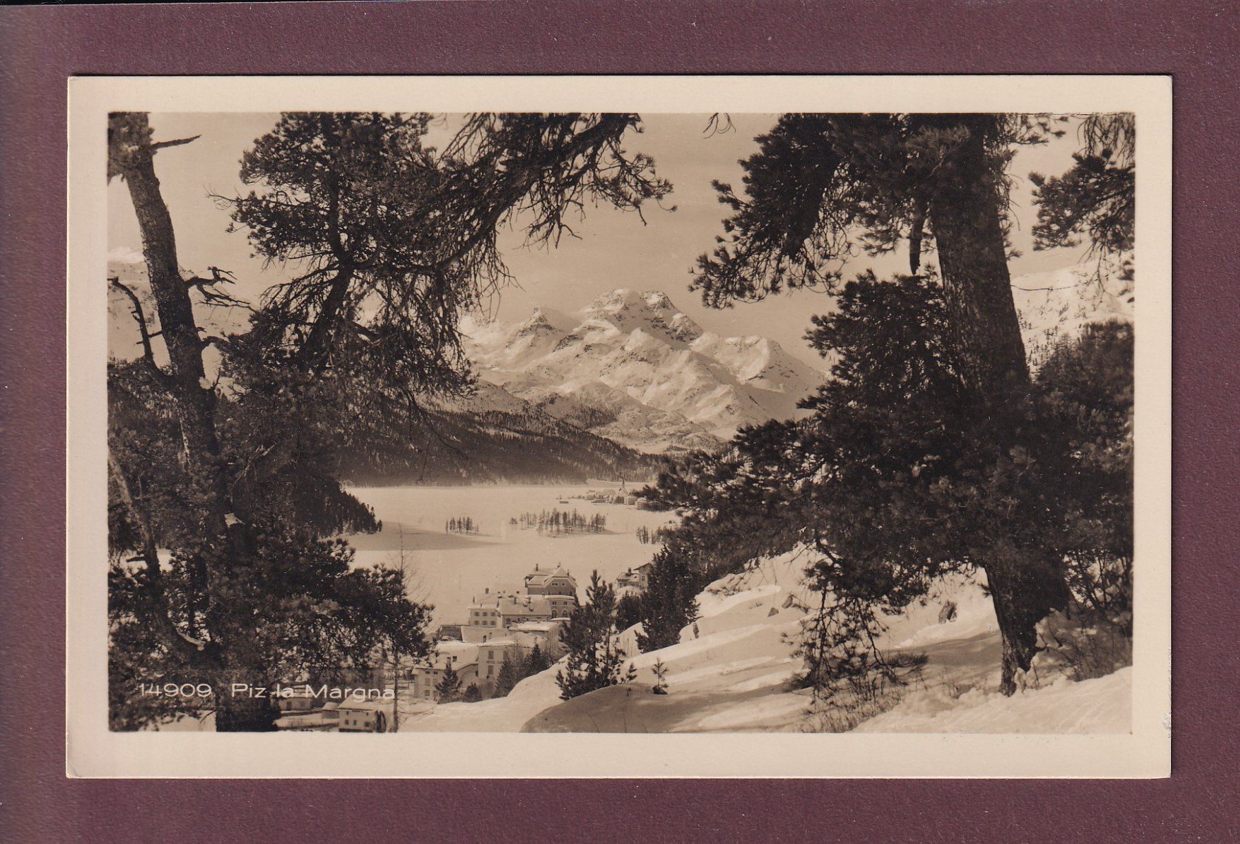 Cartoline postali: PIZ LA MARGNA – Usato da Pully venduto da nicecards