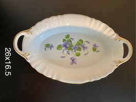 Kaiser Porzellan Schale "Viola" 26x16.5 cm