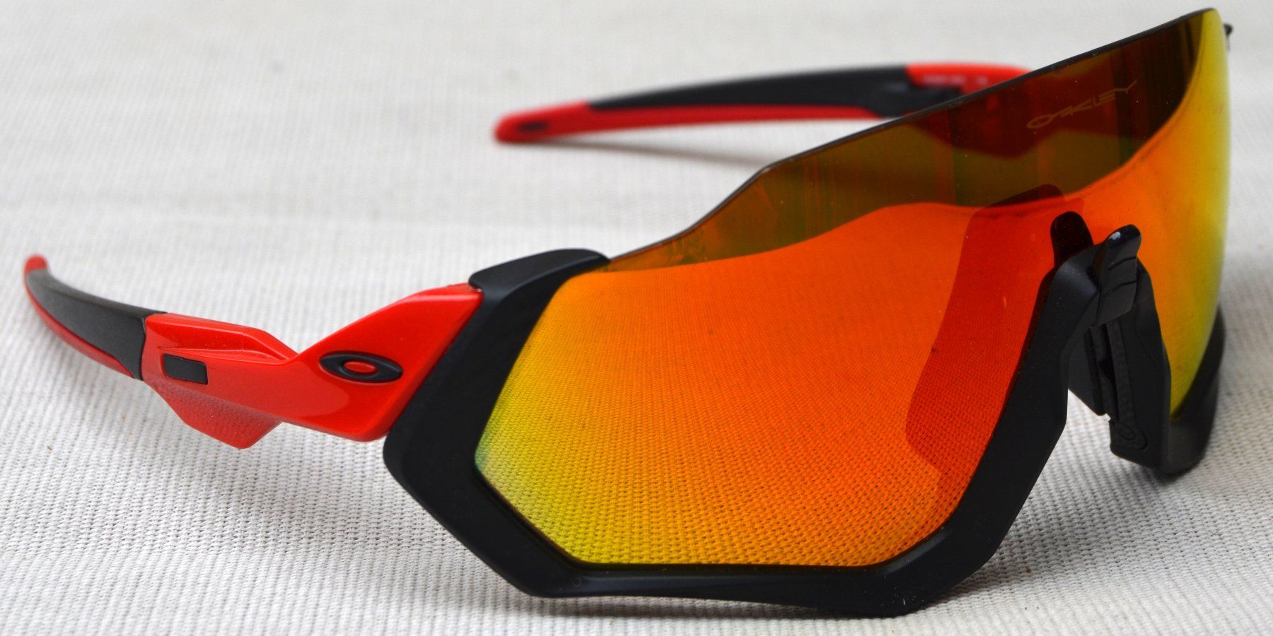 Oakley Occhiali & Lenti: Oakley Flight Jacket Sonnenbrille /  lunettes de soleil – Usato da Collonges venduto da arashee 3