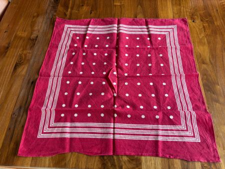 Glarnertüechli mit Polkadots rot