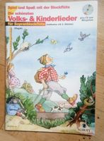 Die schönsten Volks- & Kinderlieder für Sipranblockflöte CD
