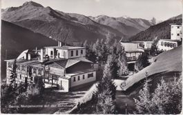 Davos - Morgensonne auf der Schatzalp. (Grb.) 1969
