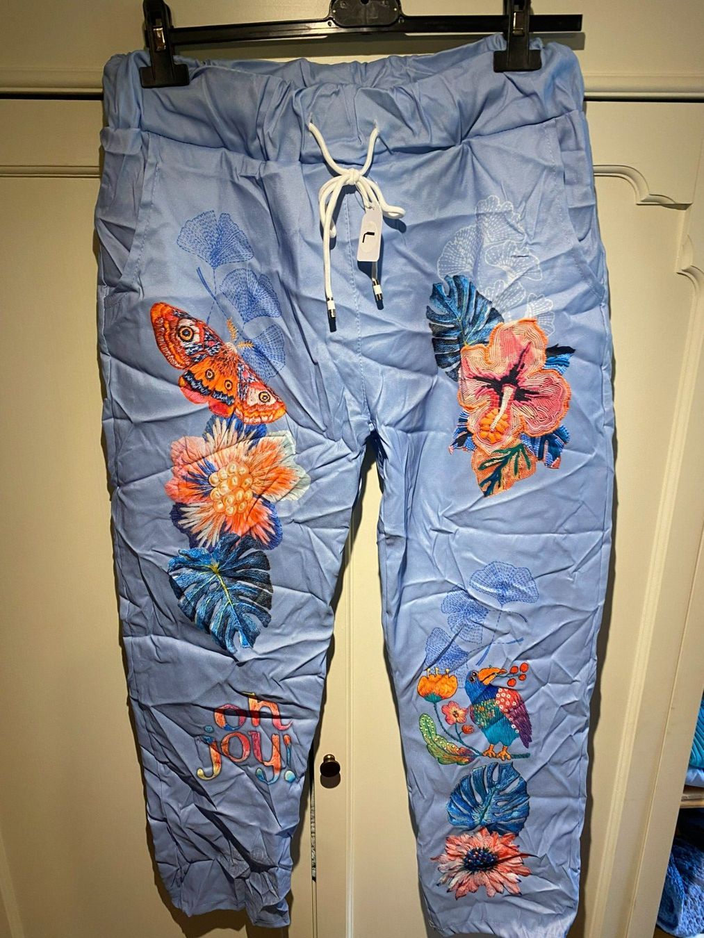 Pantaloni: % LEICHTE HOSE BLAU-BUNT % – Nuovo e nell'imballaggio originale da Meienried venduto da ManuelaBoutique 2