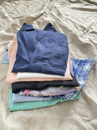 8 Oberteile/Blusen im Set, Sommerlich leicht - Y2K