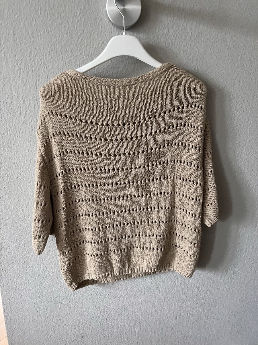 Luisa Cerano Pullover & Sweatshirts: Kurzarm Pullover Luisa Cerano, Gr. 33, beige Strick – Gebraucht aus Solothurn von Brini06 4