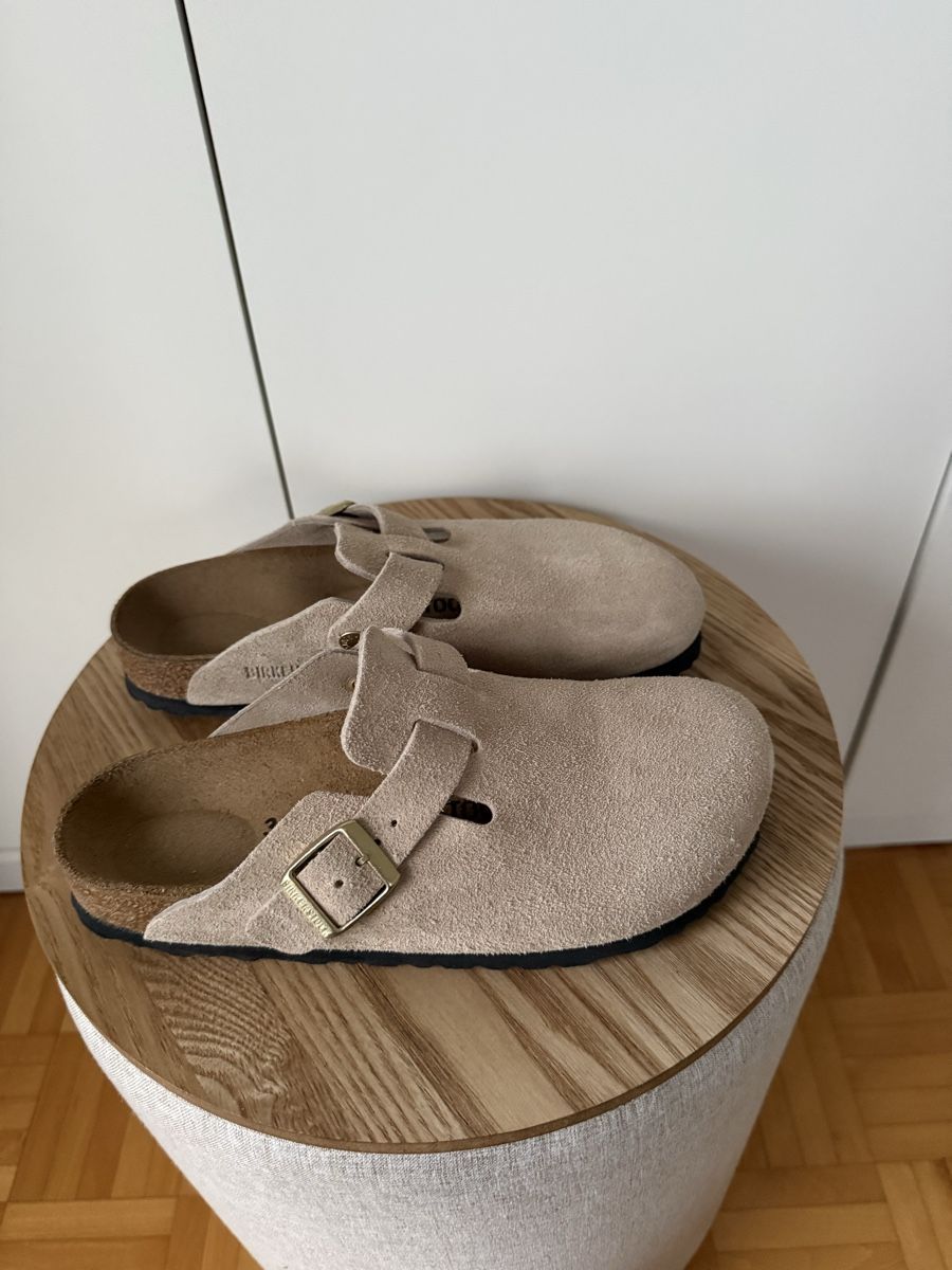 Birkenstock Scarpe da donna: Birkenstock Boston Grösse 38 Beige – Nuovo (secondo la descrizione) da Luzern venduto da Aistee 2