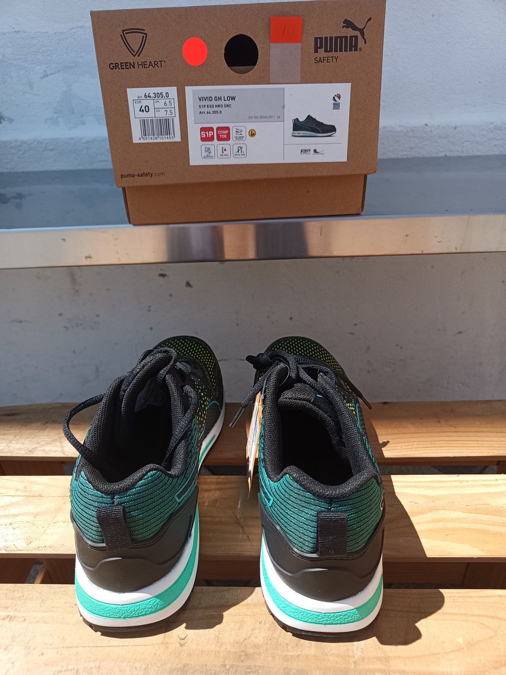 Puma Herrenschuhe: Puma Sicherheitsschuhe 1SP 40 – Neu und originalverpackt aus Oberegg von A-Z.Handel.Loehrer 2